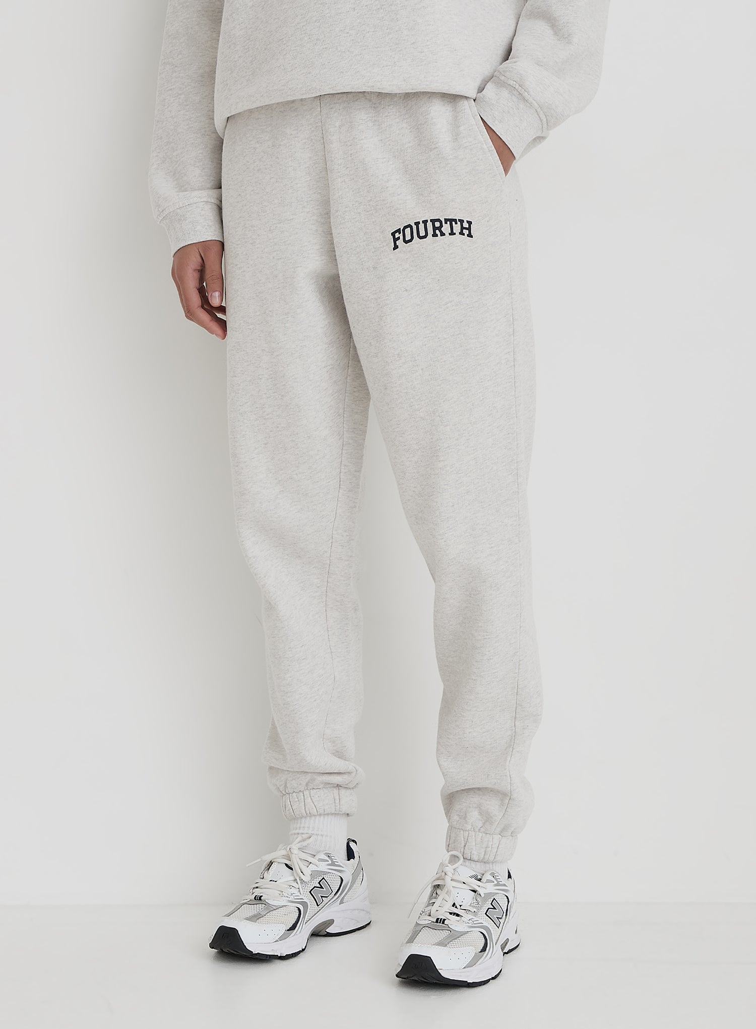 Grey Fourth Branded Cuffed Jogger